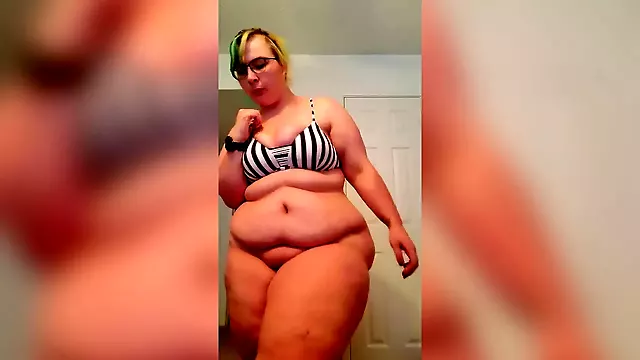 Trying on panties, try on, bbw glasses