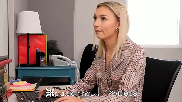 PASSION-HD Office Tease Gets Bosses Dick Hard