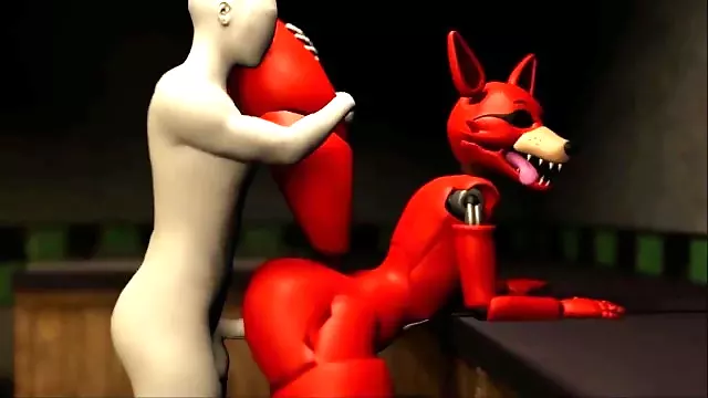 Me Vs. Raging FNAF FOXY (with a big dick)