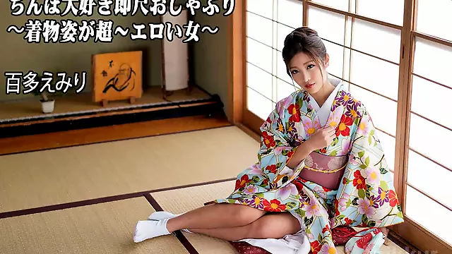 Emiri Momota Instant Bj: A Woman With A Very Erotic Kimono