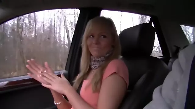 Beautiful girl fuck with boyfriend on Car