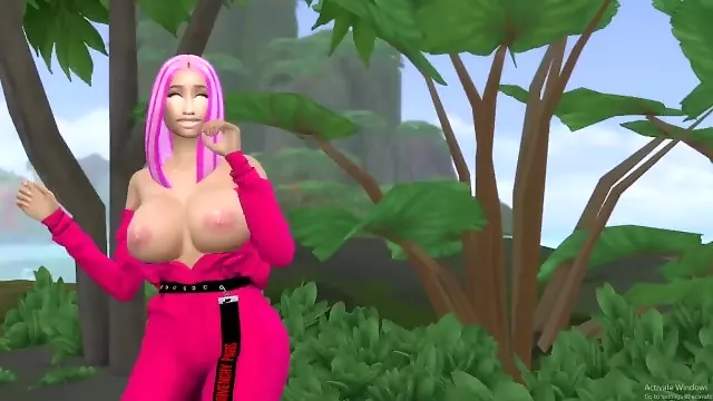 Nicki Minaj - Snake Song  Sims 4 Music vid
