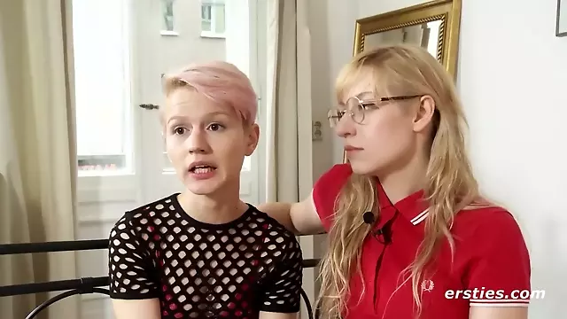 Amateur Lesbians Have an Intense Bondage Session - Blonde