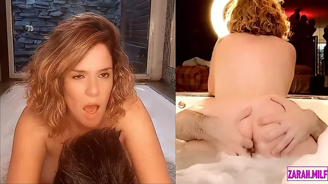 Intense Female Orgasm As She Fucks A Guy In A Hot Tub P2