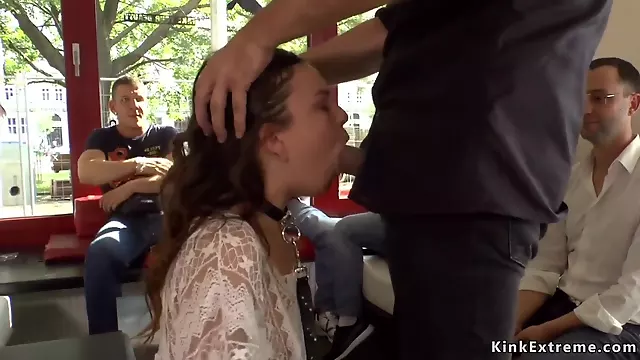 Hairy babe ass whipped in Berlin