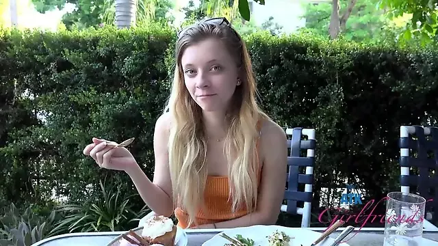 Dinner and sex with Riley!