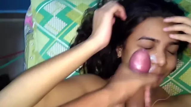 Fucking my horny Girlfriend for big thick FACIAL (CUMSHOT)