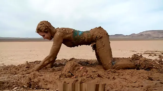 Muddy Girl in Jeans