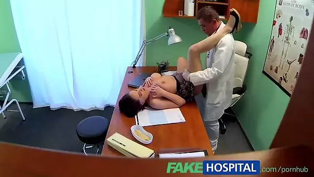 FakeHospital. Busty beauty needs doctor to keep a secret
