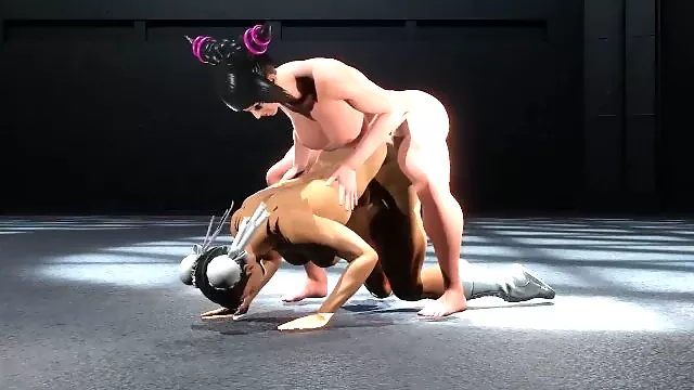 Chun Li Painal By Futa Juri Han in Fighting Arena (Street Fighter Hentai)