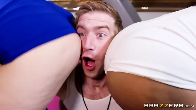 Jaw-Dropping Interracial Threesome At Brazzers 