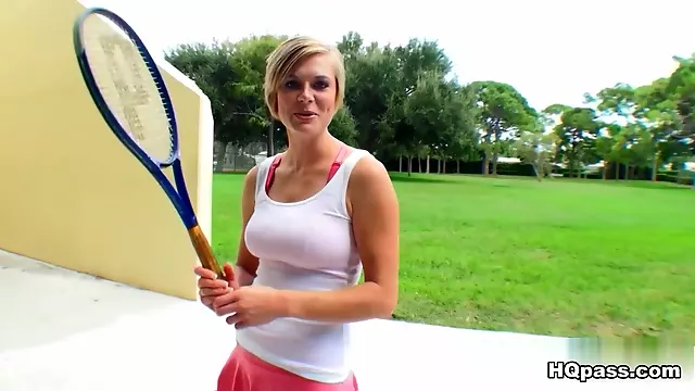 Josh & Tracy Lee in Tennis titties Video