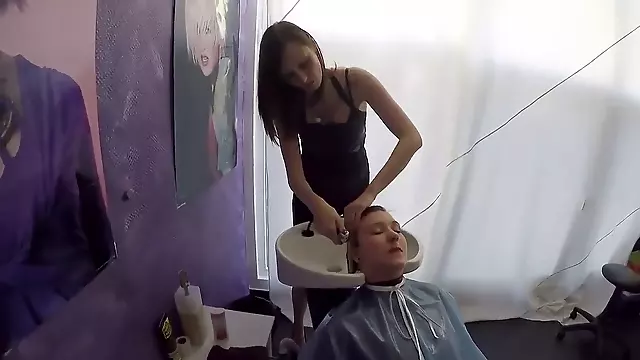 Salon, hair salon shampoo