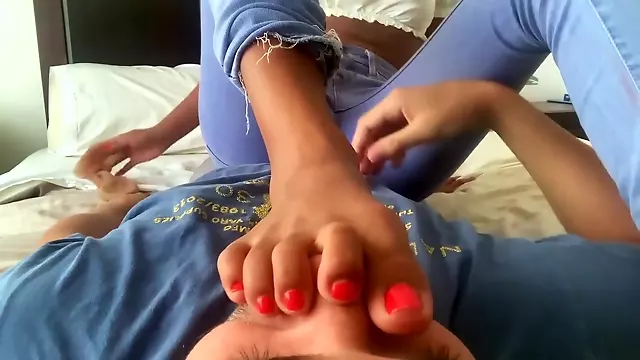 Enola Shoes And Foot Smelling - Cock Teasing - Free Clip