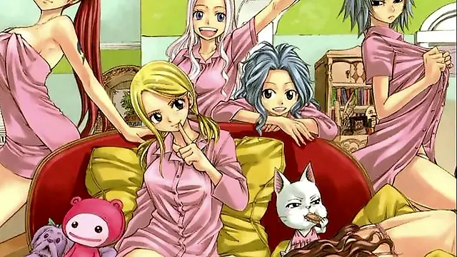 Anime fanservice compilation, fairy tail hentai bisca, gonzo music