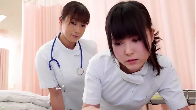 Horny Japanese slut in Exotic Nurse, HD JAV scene
