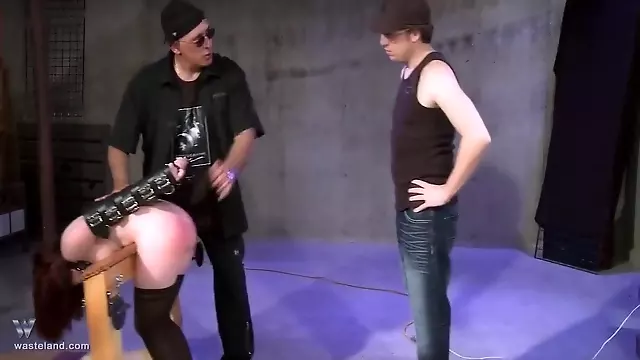 Hot Redhead Used For Training As Master Teaches Apprentice The Art Of Bdsm