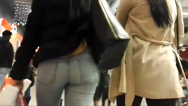 teen ass in tight jean close filmed hidden cam