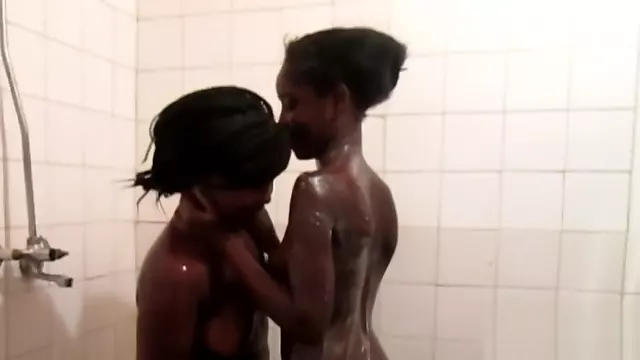African Dykes Have Hot Shower Session