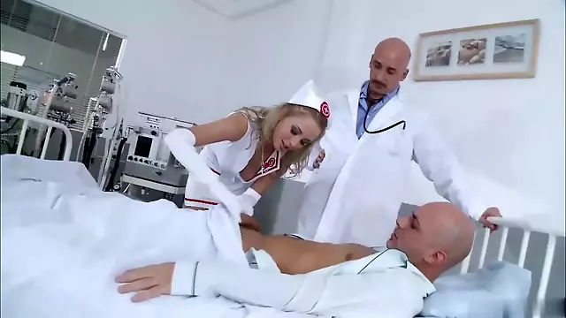 Nurse Mandy Dee Gets It On With The Doctor And The Patient