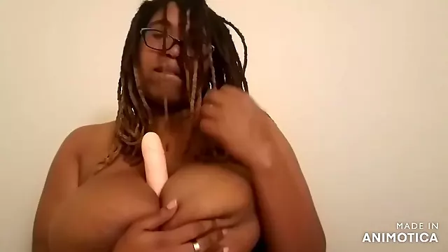 Sucking My Dildo And Quick Cum With Wand