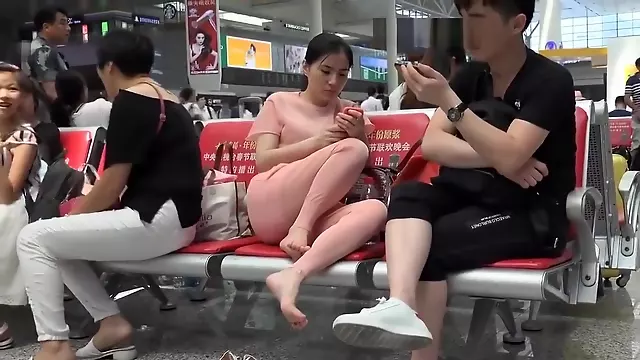 Asian real Candid Very Nice Feet