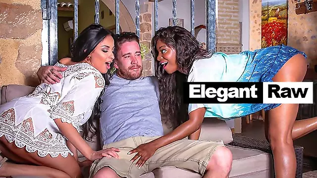 Shaved porn with inviting Anissa Kate and Jasmine Webb from Elegant Raw
