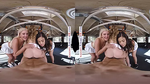 Kendra Spade & Luciferxxx have a ball play in virtual reality