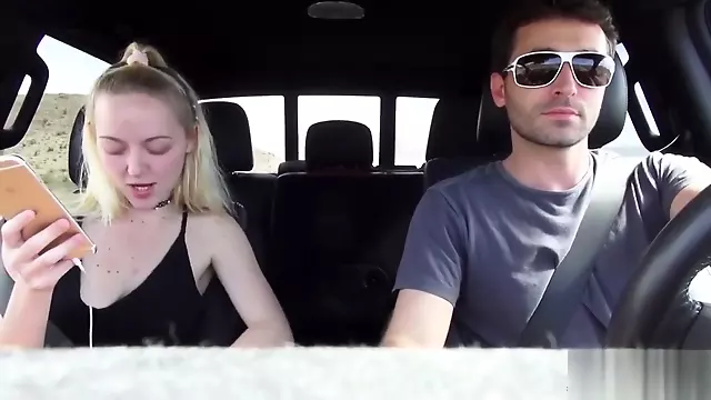 SEX IN A CAR WITH HORNY BLONDE TEEN IRIS ROSE MAKES HER CUM MULTIPLE TIMES