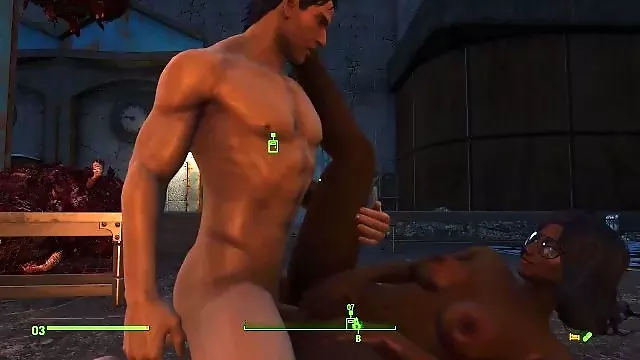 Faithful Servant Ash is a muscular guy ready to fulfill any sex whim  Fallout heroes