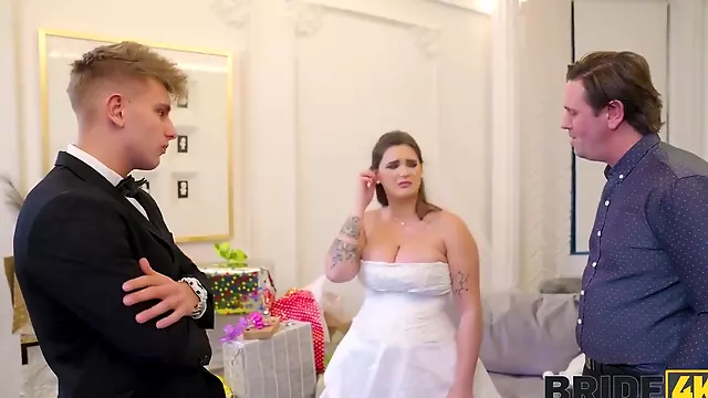 Bbw Bride Decided To Cheat On Her Fiance Before The Wedding