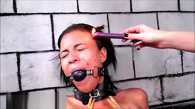 Cruel initiation ofteen slave by mistress Karina