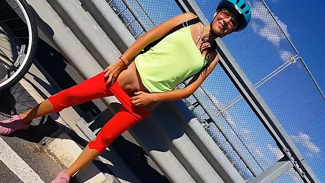 Anal Surprise during Hot Cycling